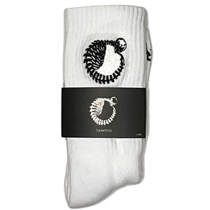 Tainted Embroidered Crew Socks 1/75