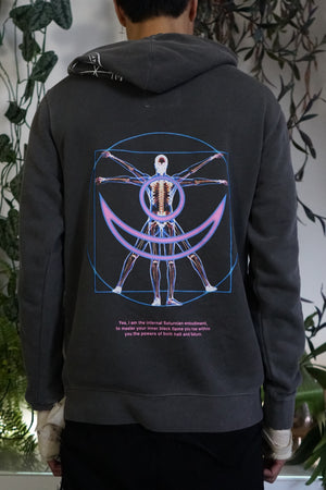 The Shabbat Hoodie in Ash