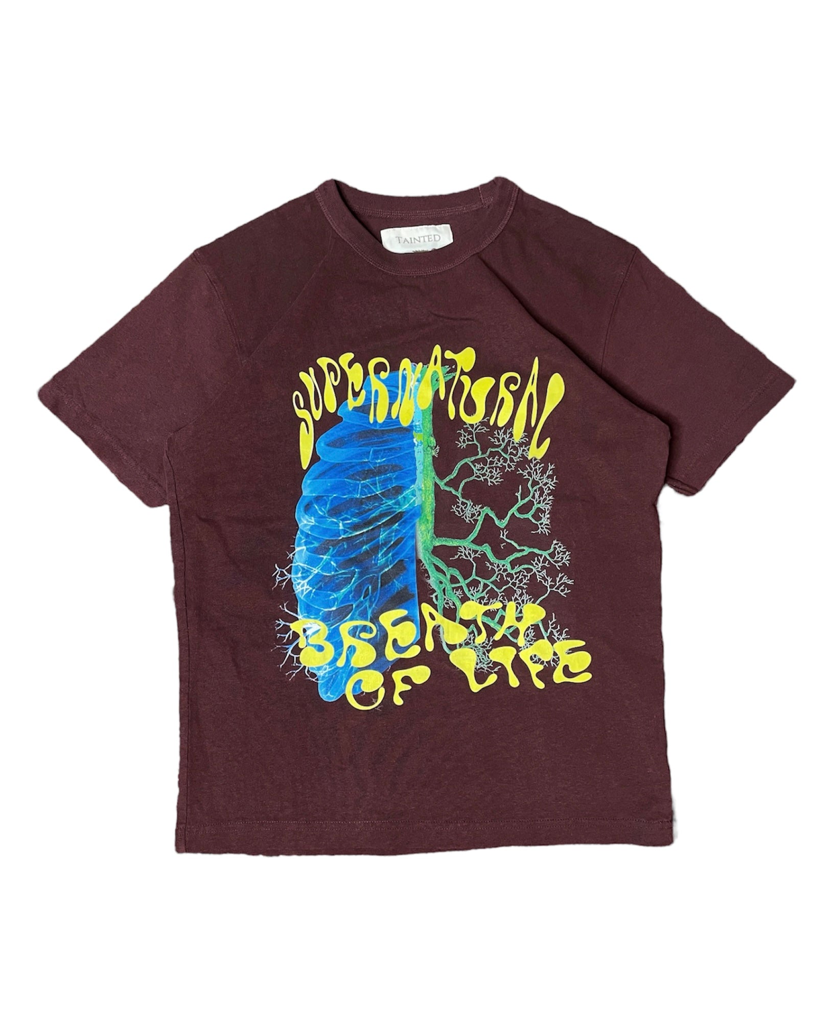 Breath of Life Tee in Dried Blood Red