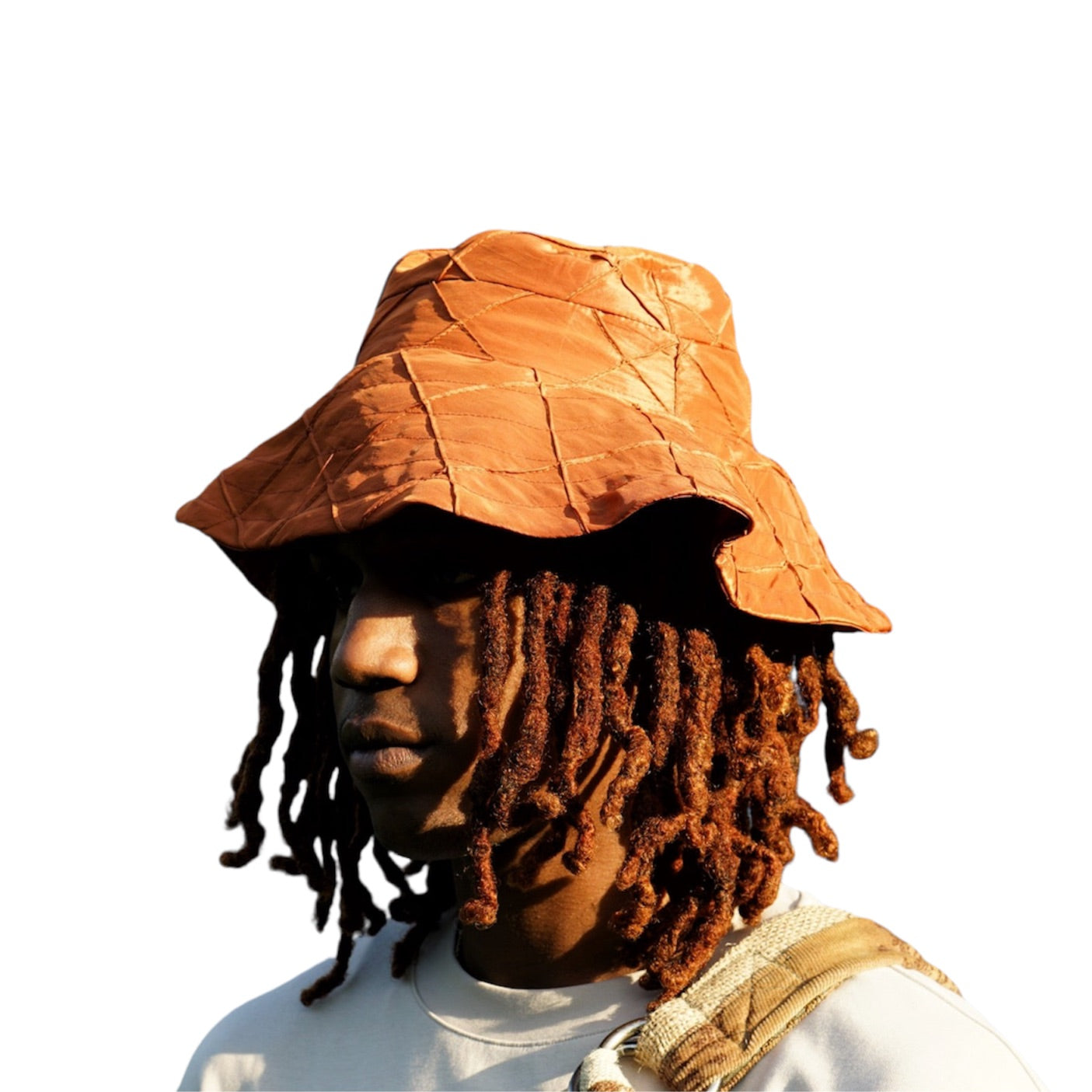 Incognito Bucket Hat in Orange